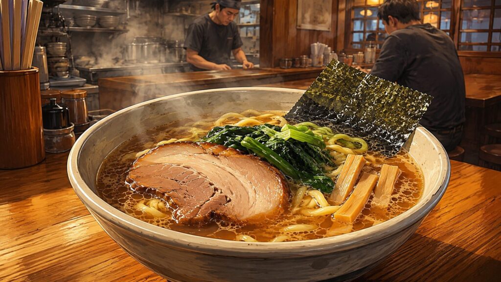 十日町市の天池家でとんこつラーメンを食べてきました