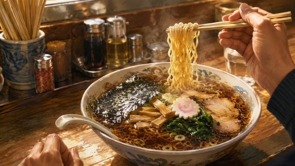 青島食堂宮内駅前店の青島ラーメンを食べてきました