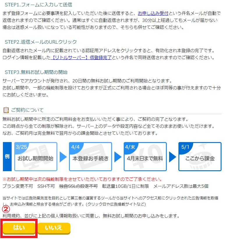 利用規約&個人情報の取扱いに同意する