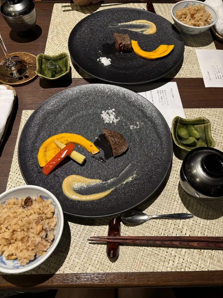 ザブトンロースト＆タコ飯＆赤出汁＆香の物