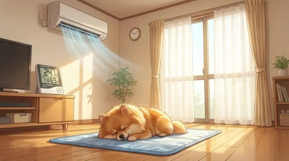 留守番中はエアコンをつけっぱなしに