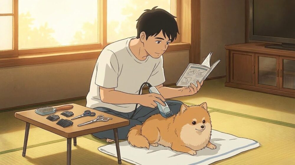 ポメラニアン用バリカンの選び方とセルフの手順