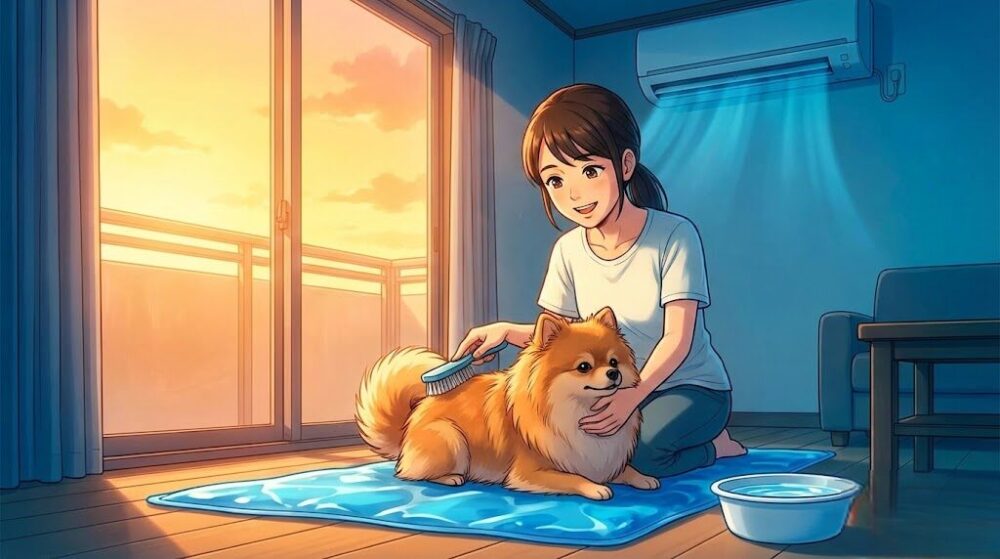 ポメラニアンをカットしないための毎日のケアと暑さ対策