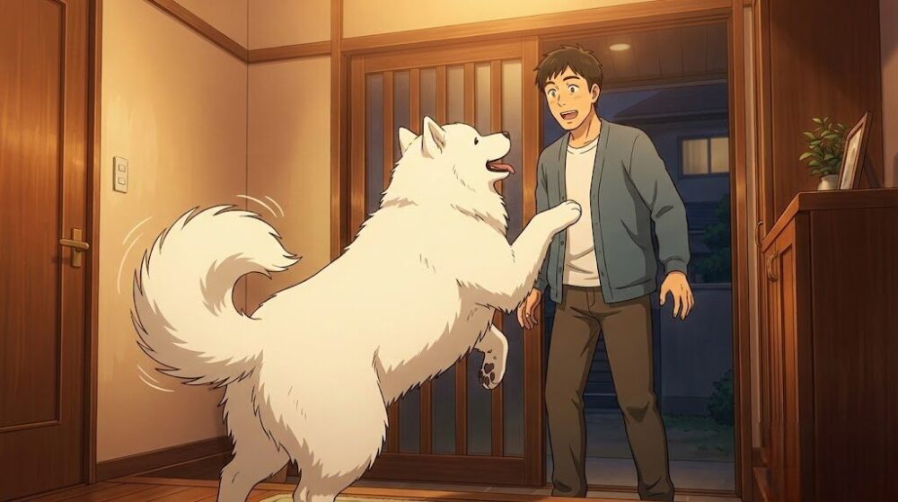 サモエドの性格が悪いと勘違いされる友好的な気質