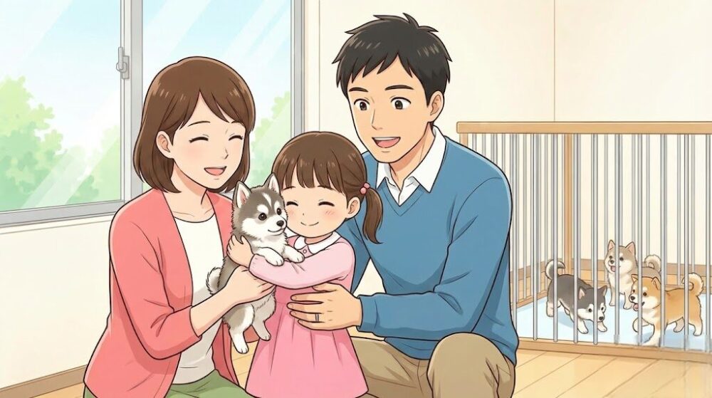 サモエドとポメラニアンミックスの値段や販売情報