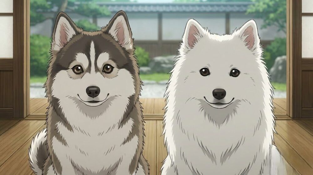 サモエドとポメラニアンミックスと日本スピッツの違い